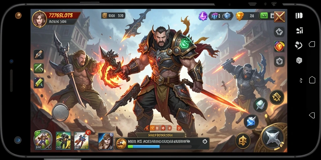 Gameplay mendebarkan penuh aksi dalam 7276SLOTS.