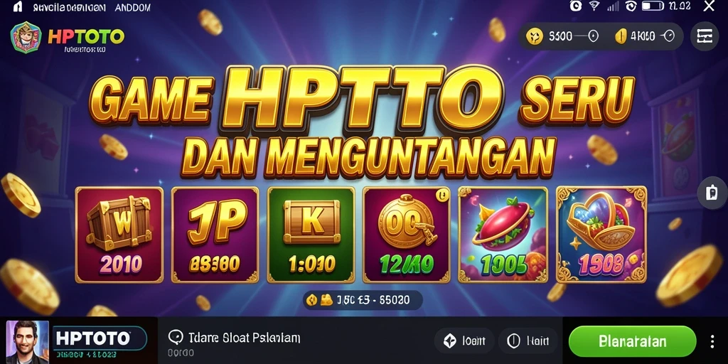 Gameplay seru dan peluang menang besar di HPTOTO.