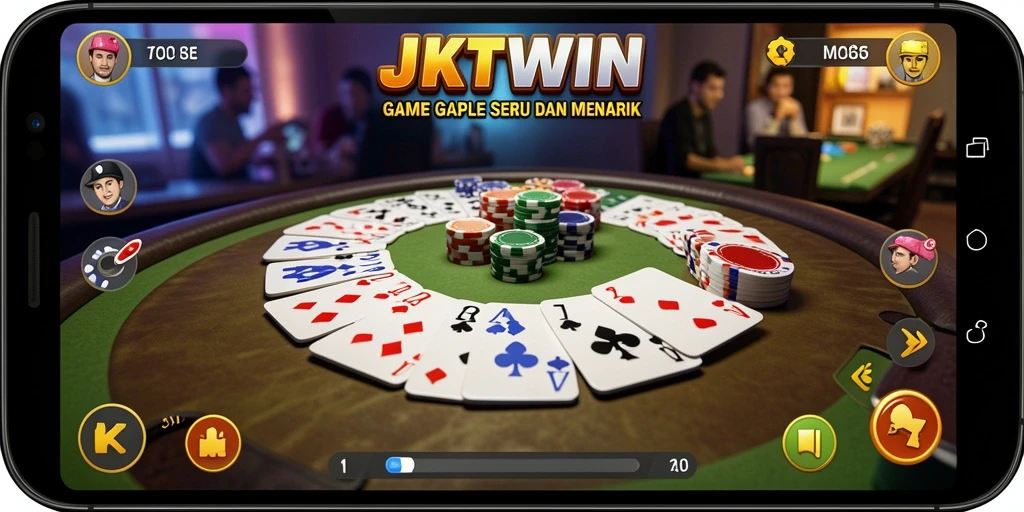 Screenshot gameplay JKTWIN yang seru dan interaktif.