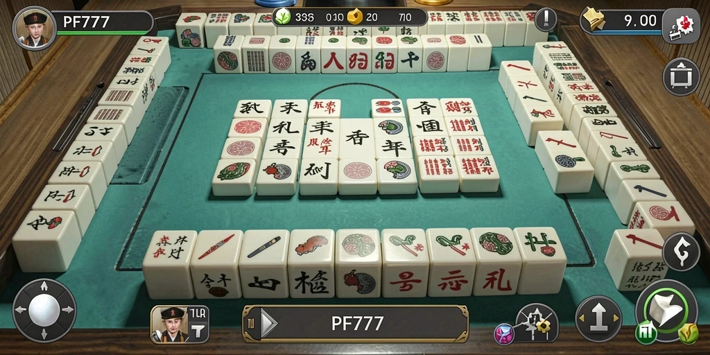 Screenshot gameplay PF777 yang seru dan menarik di Mahjong.