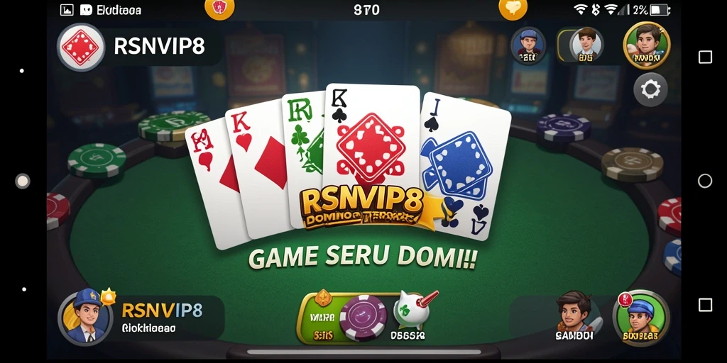 Tampilan gameplay seru yang menampilkan duel Domino.