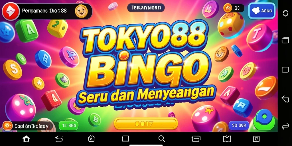Tampilan seru dari gameplay Bingo di TOKYO88.